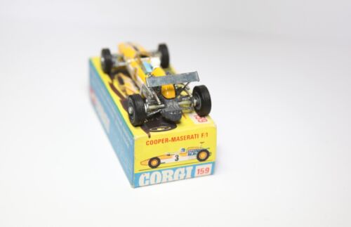 Corgi 159 Cooper Maserati F1 Racing Car In Original Box - Near Mint Vintage Lot1 - Picture 5 of 7