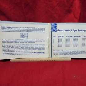 Spy Vs Spy Mad Magazine NES Nintendo solo manuale istruzioni no gioco