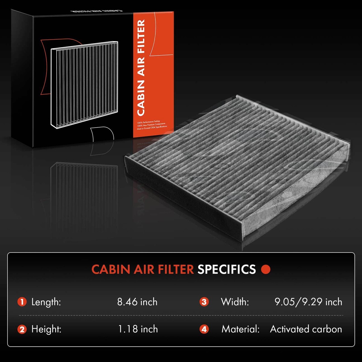 A-Premium Cabin Air Filter With Activated Carbon Ethiopia - View #6