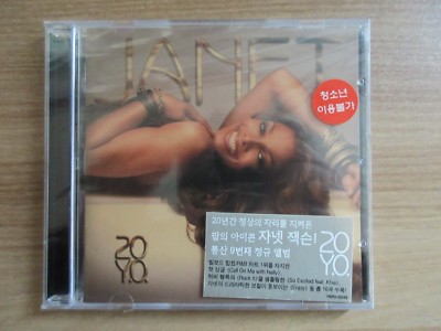 Janet Jackson - 20 Yo Korea Orig Factory Sealed CD RARE STICKER 2006