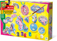Ses Creative 01359 Gips GießEn EinhöRner Bastelset FüR Kinder, Bunt
