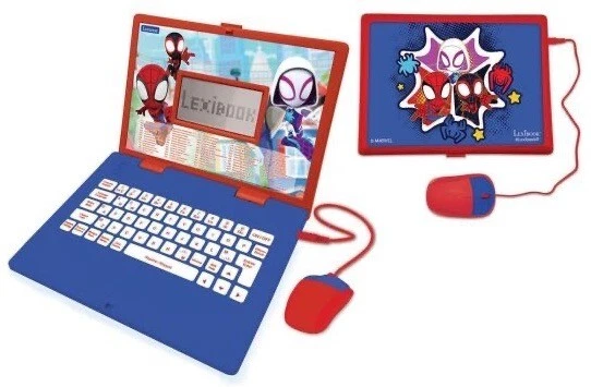 LEXIBOOK JC598SPi1 SPIDERMAN Bilingual Educational Laptop French - English  Kids