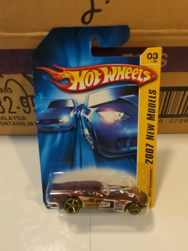 2007 Hot Wheels #3 New Models 3/36 NITRO DOORSLAMMER Cranberry Variant wGold FTE - Picture 3 of 6