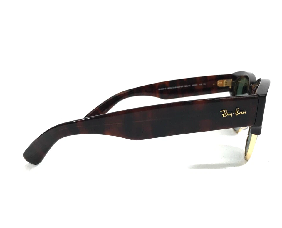 Gafas de sol Ray-Ban RB0316-S MEGA CLUBMASTER 990/31 simuladas tortuga en Arista doradas Foto 4 de 4