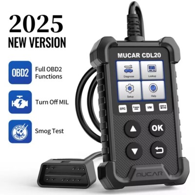 Mucar CDL20 OBD2 Car Engine Fault Diagnostic Scan Tool Auto OBDII Code Reader