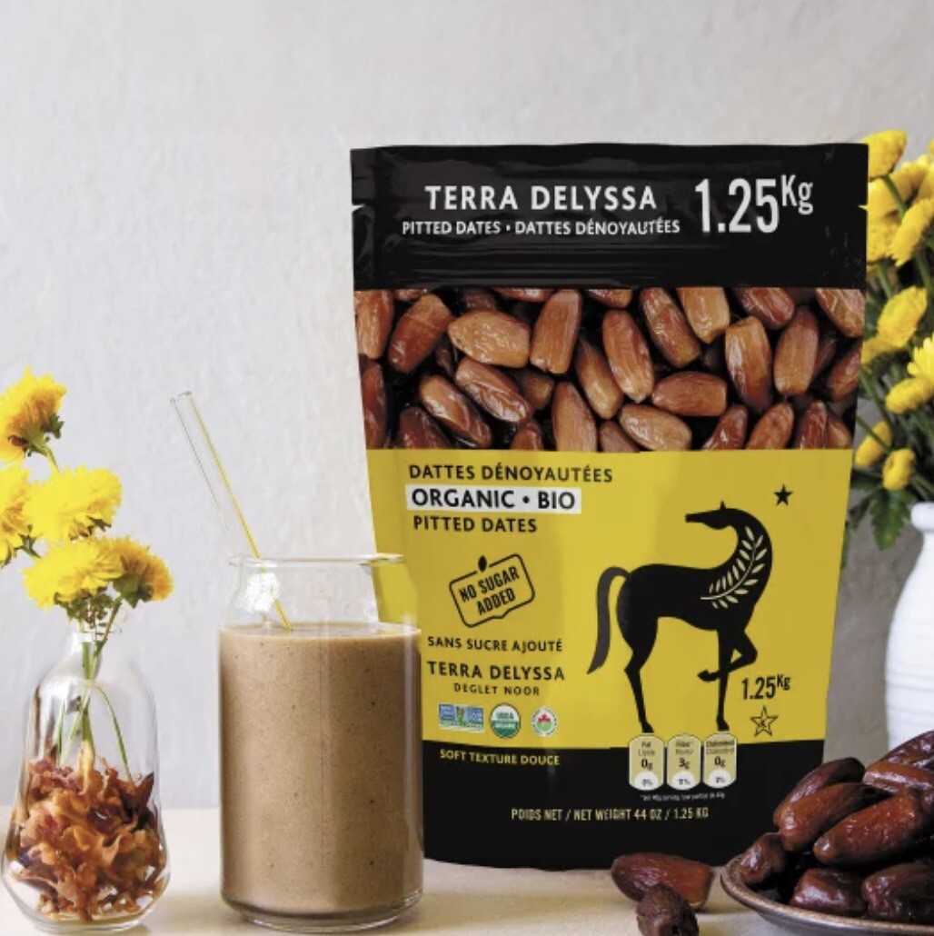 TERRA DELYSSA ORGANIC DATES 44oz NO Sugar Added 1.25kg 2.75lbs