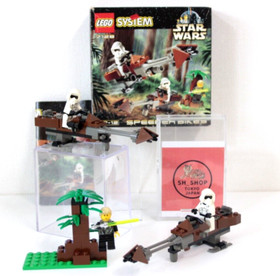 LEGO 7128 System Star Wars Speeder Bikes Complete With Box And Manual USED