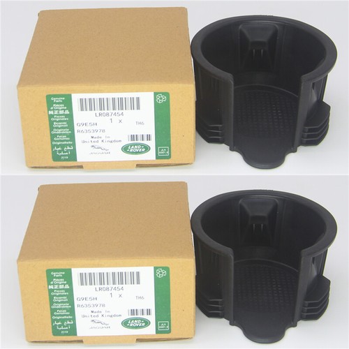 2PCS New Front Cup Holder Insert for Land Range Rover Sport LR2 LR3