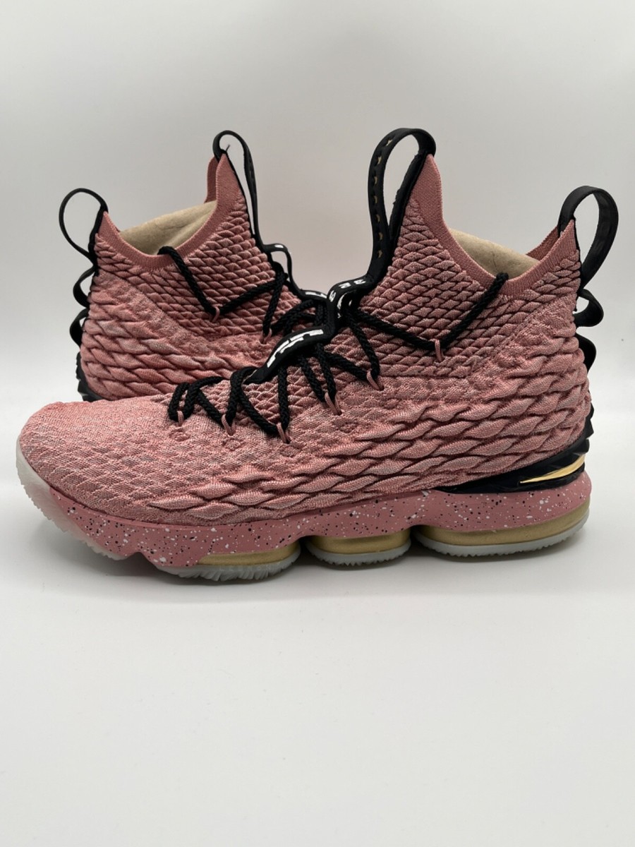 Size 12 - Nike Lebron XV 15 Hollywood Rust Pink PE Sample Rare Sample Exclusive View 2