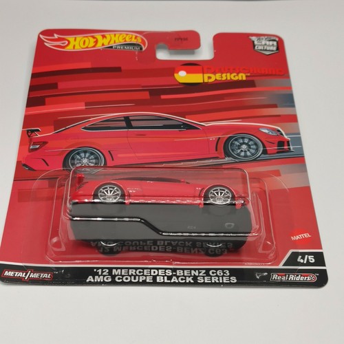 Hot Wheels 2022 Deutschland Design 12 Mercedes Benz C63 Coupe Black Series HCJ79 - Picture 2 of 7