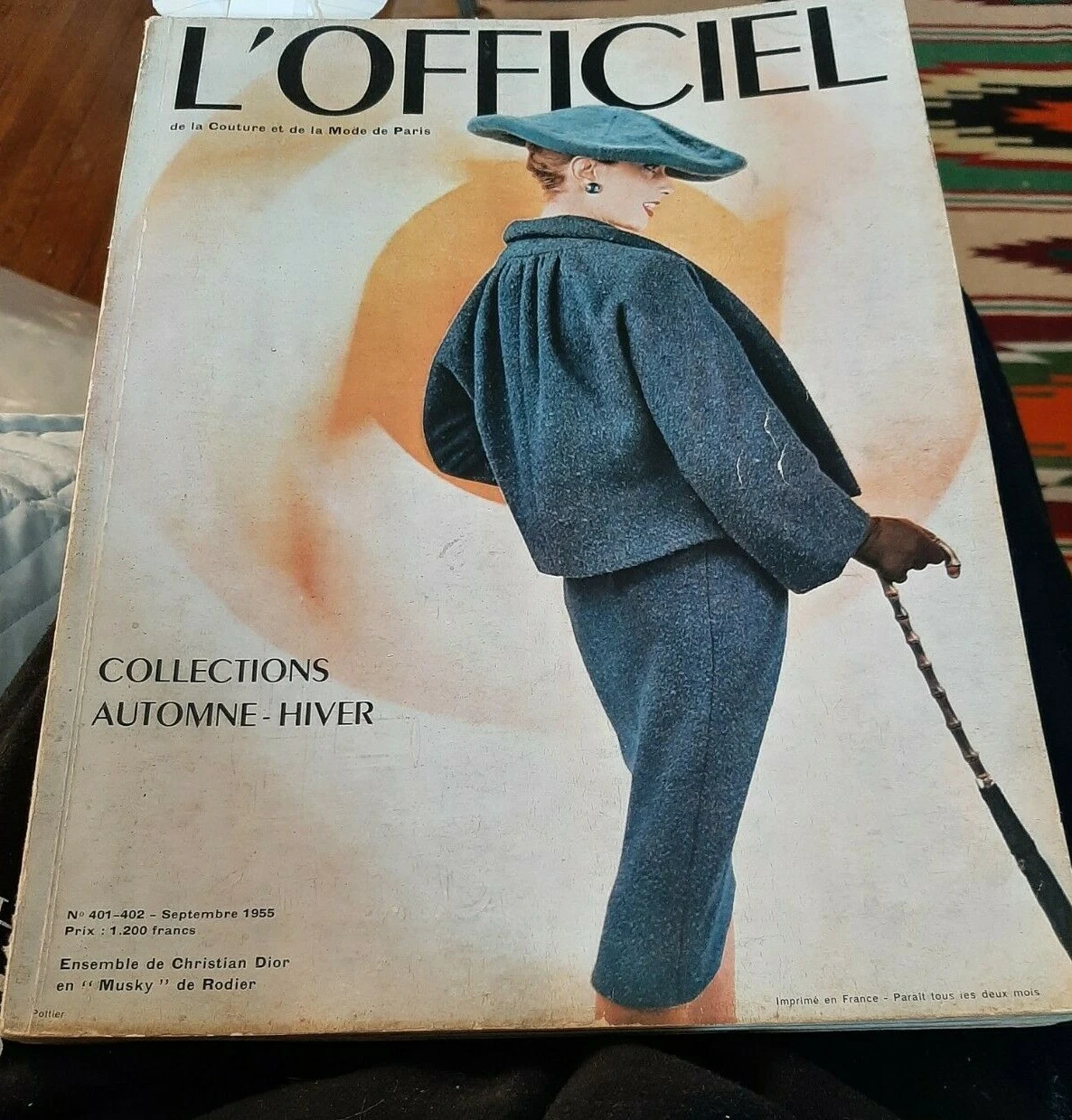 L'Officiel Septembre 1955 FRANÇAIS Dior Collections Balenciaga Desses Fath Balmain