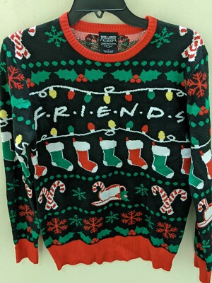 Friends Tv Show Ugly Christmas Sweater Size XS
