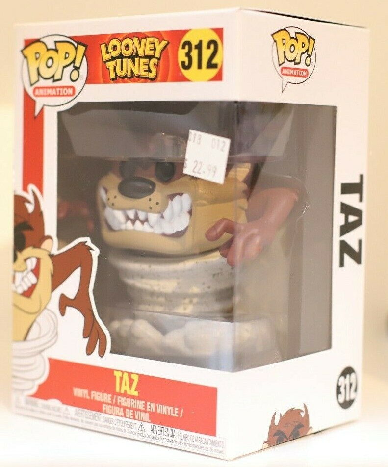 【未開封】FUNKO POP! タズマニアン・デビル アメトイ Funko Pop 'Animation' TAZ Vinyl Figure #312 NRFB Looney