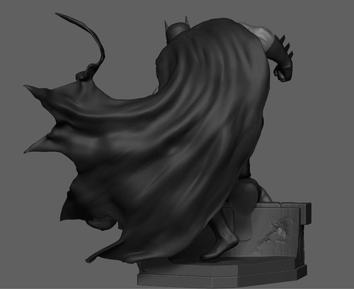 Batman DC COMICS Statue Kit modello resina 3D! UNPAINTED - Foto 4 di 4