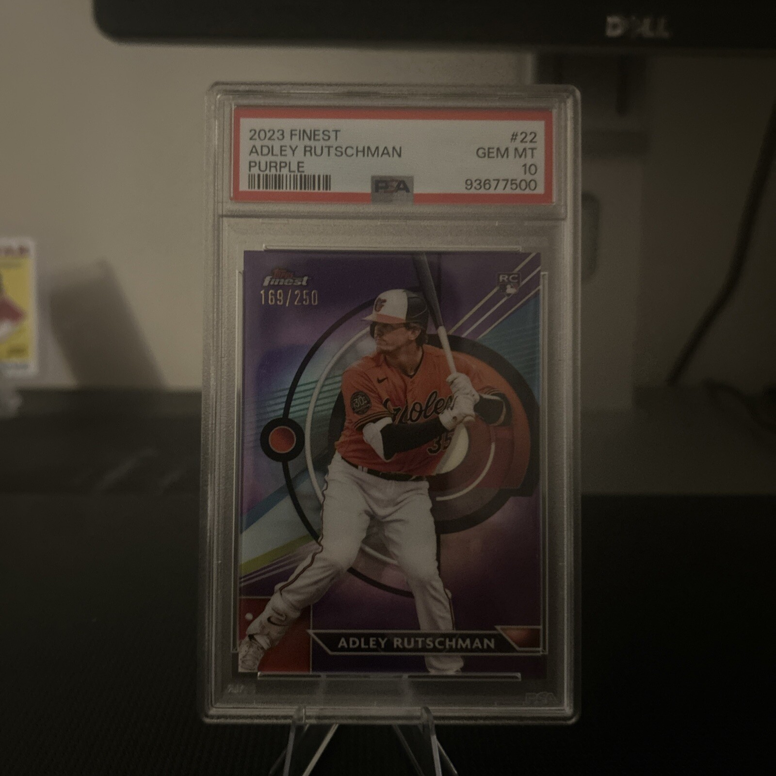 2023 Topps Finest - Purple Refractor #22 Adley Rutschman /250 (RC)