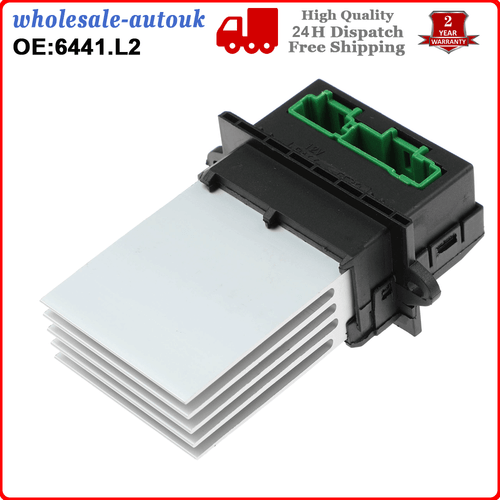 New Heater Blower Motor Fan Resistor For Citroen C2 C3 Pluriel C5 6441.L2 6441L2 - Picture 6 of 8
