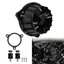 Black Stripe Air Cleaner Filter Gray Intake For Harley Softail Fat Bob 2018-2025