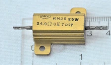 Dale 24.9 Ohm 25 Watt 3% Chassis Mount Power Resistor NOS
