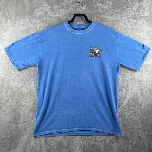 Crazy Shirts Jeep Mele Kalikimaka Hawaii Dyed Tee Blau XXL Weihnachten