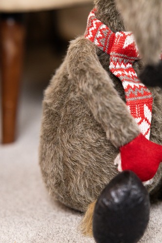 Christmas Rat Plush Decoration Figure Soft Nordic Home Gift Large Festive Decor - Picture 48 of 54
