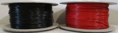 Modelleisenbahn/Eisenbahnanlage/Weichenmotorkabel rot/Bk 2 x100m Rollenangebot 16/0,2mm