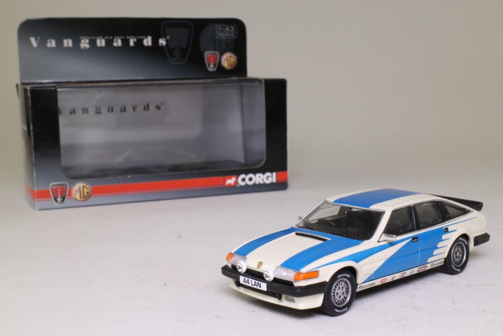 ROVER SD1 VANDEN PLAS 3500 ARUM WHITE VANGUARDS 1/43 CORGI VA09005 miniature