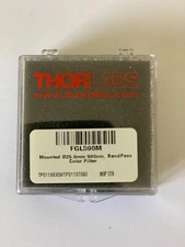Thorlabs FGL590M OG590 Colored Glass Filter, SM1-Threaded Mount, 590 nm Longpass