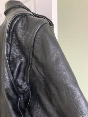 Vintage 80s Black Genuine Echtes Leather Biker Motorcycle Vintage 80s Black Genuine Echtes Leather Biker Motorcycle