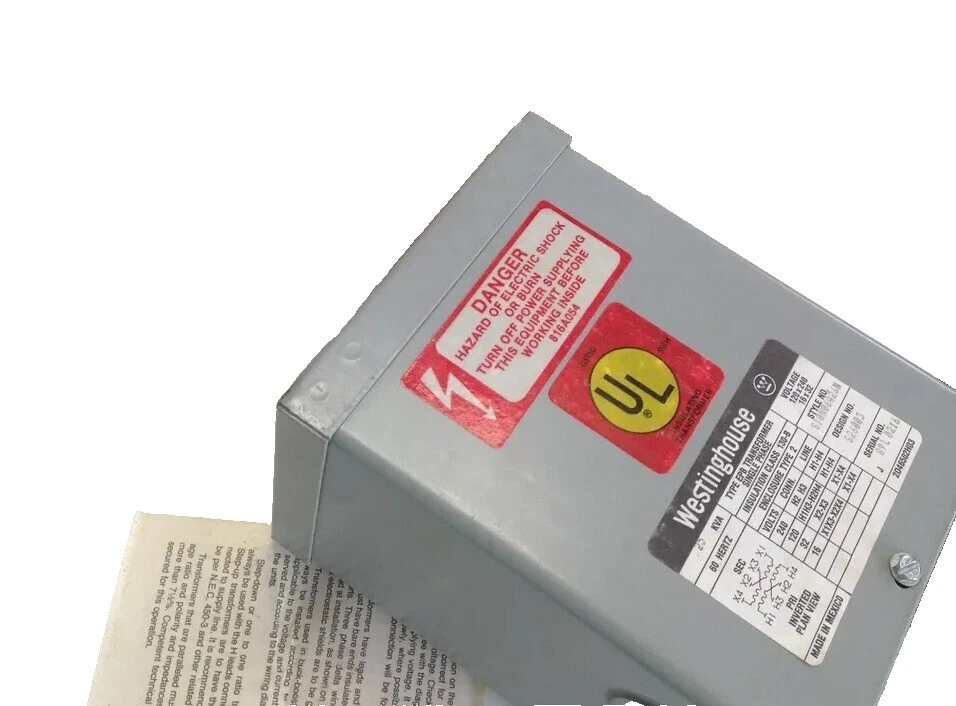 Transformers Industrial Westinghouse 1 fases