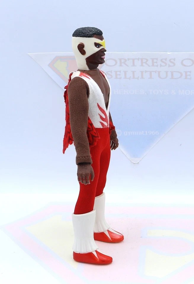 Figura de acción Mego Falcon Vintage 1974 WGSH 8" T1 original ~ completa ~ como nueva Foto 4 de 4