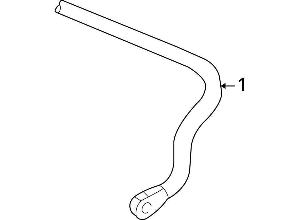 Barra estabilizadora trasera OEM PUQS5 Audi A4 Quattro 2002-2006 Foto 3 de 3