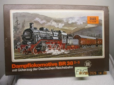 Piko HO #5/0752/000 BR38 Loco & 5 Car Freight Set      ED57