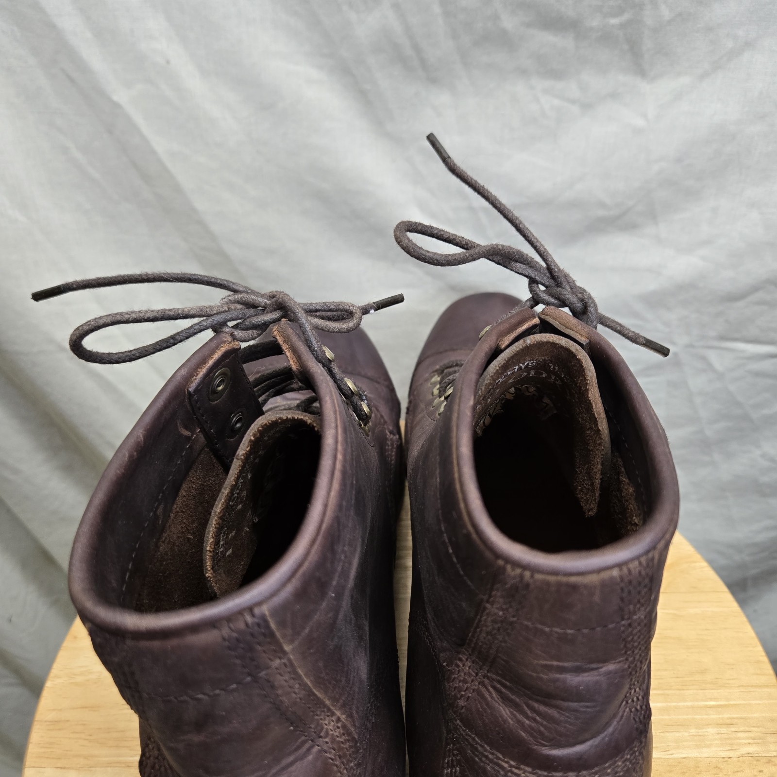 Chippewa LL Bean Katahdin Engineer Boots Plain Toe Mens 11 D MADE IN USA VINTAGE