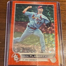 Topps 2022 Series 2 Orange Foilboard Jack Flaherty #588 Cardinals /299