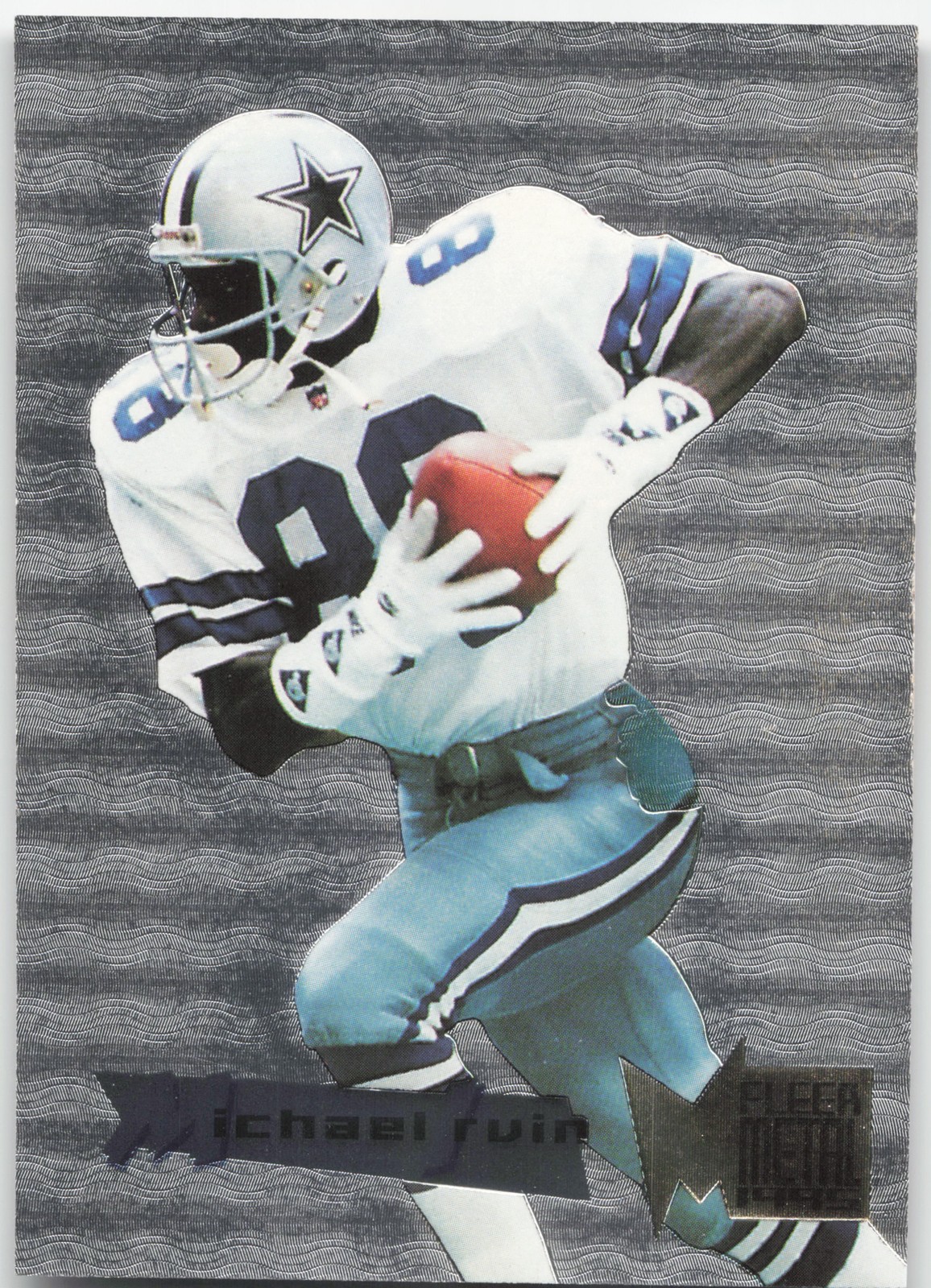 1995 Fleer Metal #22 Michael Irvin Silver Flashers