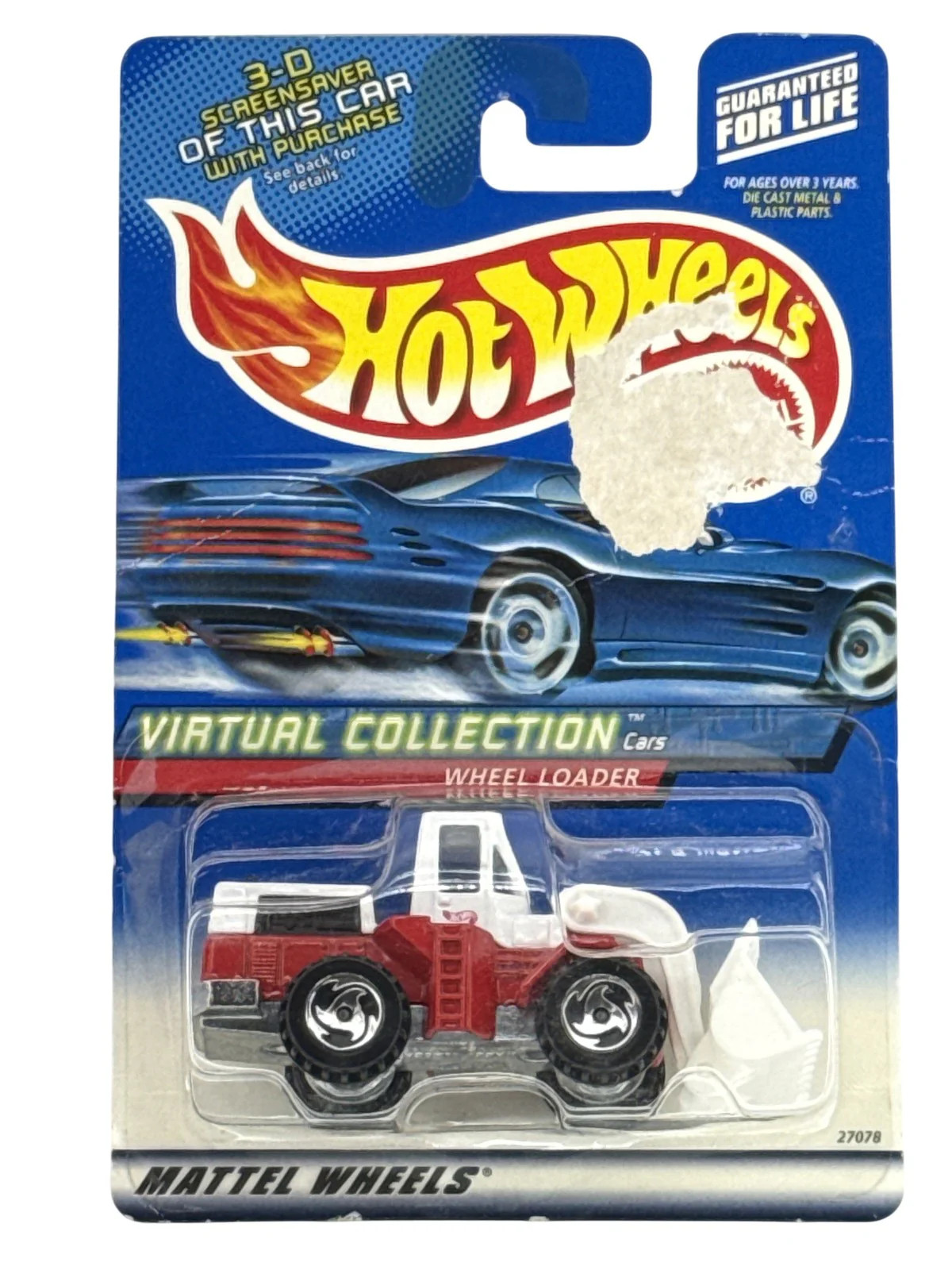 Vintage Hot Wheels Wheel Loader Virtual Collection 2000 Die Cast Car New Sealed