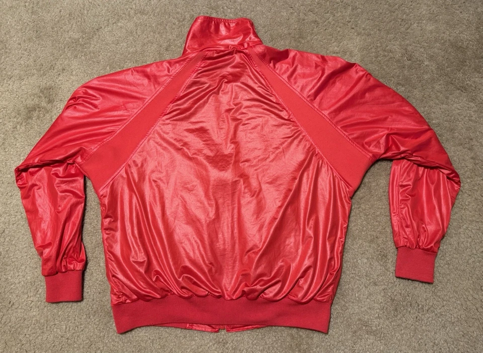 De Colección Nike John McEnroe Años 80’s Sudadera Tenis Pantalones/Chaqueta Mac Attack Mediano ROJO Foto 4 de 4