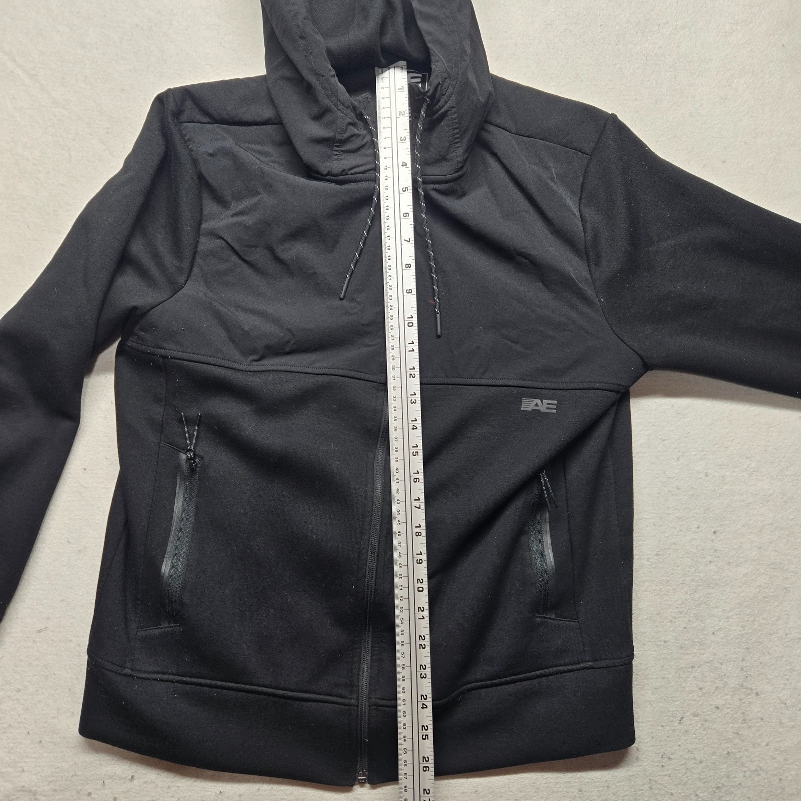 American Eagle Outfitters Solid Black Full Zip Ho… - image 7
