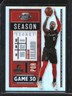 2020-21 Panini Contenders Optic Damian Lillard #17 Silver