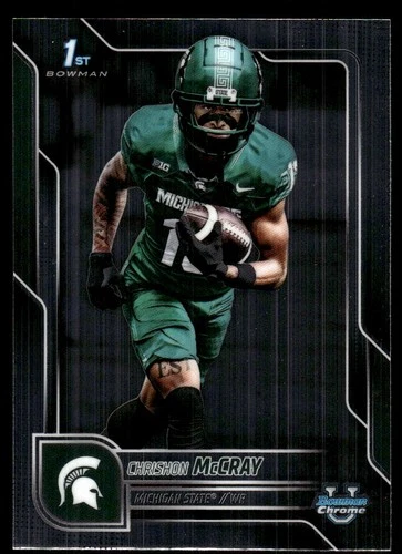 2025 Bowman Chrome University Football Chrishon McCray #155