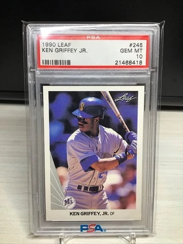 Ken Griffey Jr. 1990 Leaf #245 PSA 10 GEM MINT 2nd Year Mariners HOF