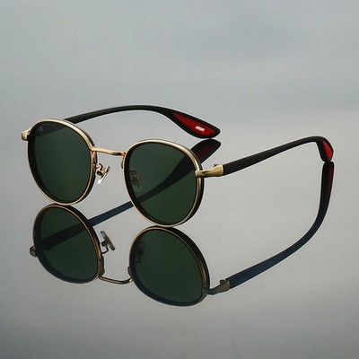 Vintage Round Sunglasses Men Women Retro Punk UV400 Fashion Gradient Shades