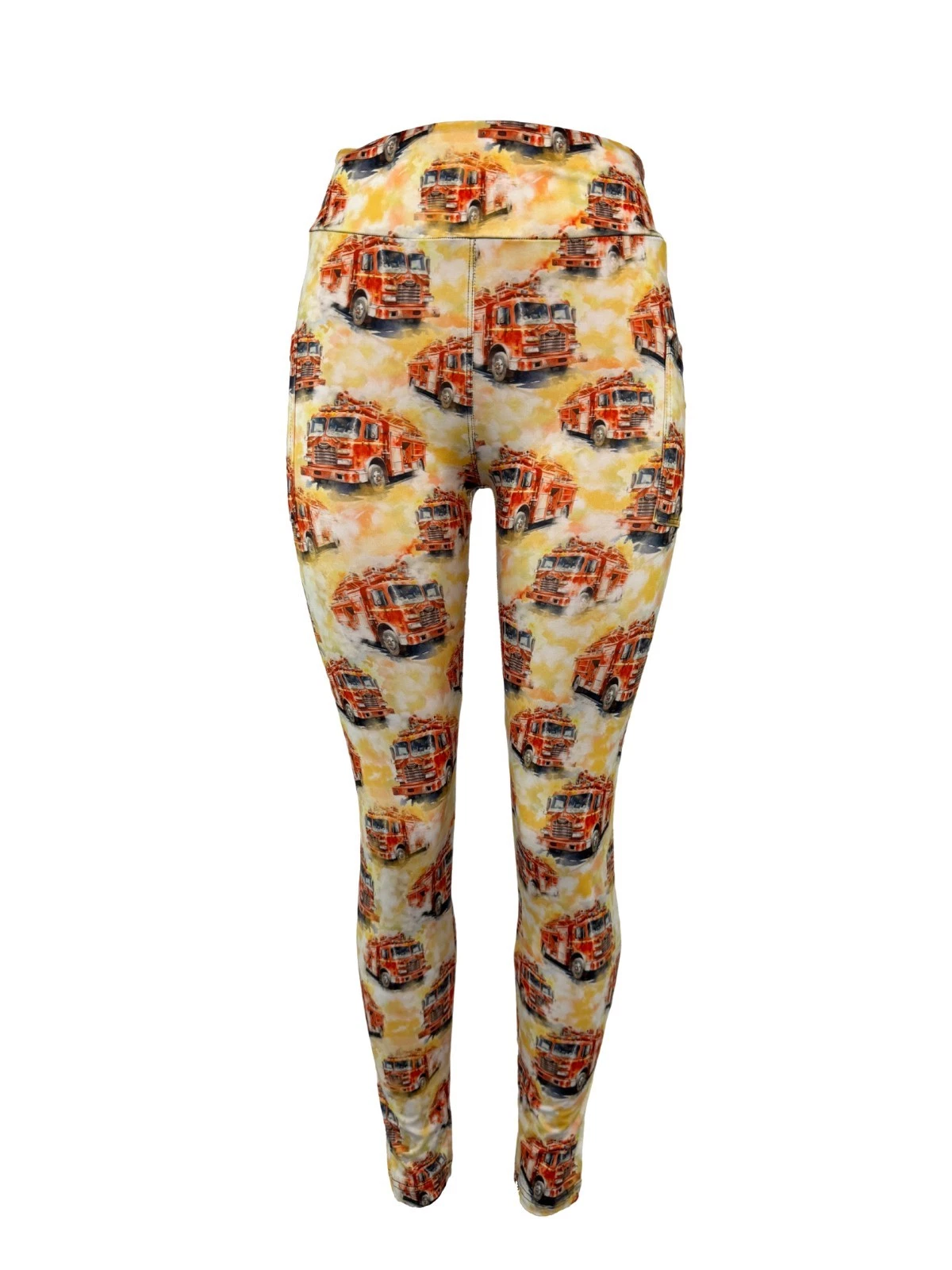 Big Red Firetruck Leggings