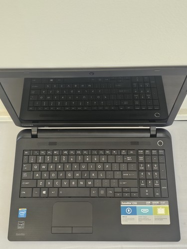 Toshiba Satellite C55 Laptop - Intel Celeron N2830 - 2GB RAM - BAD BATT - READ - Picture 2 of 10