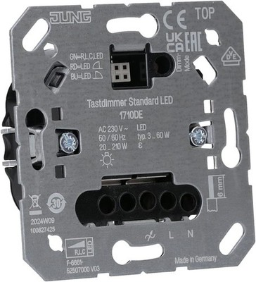 JUNG Tastdimmer Standard LED 1710 DE