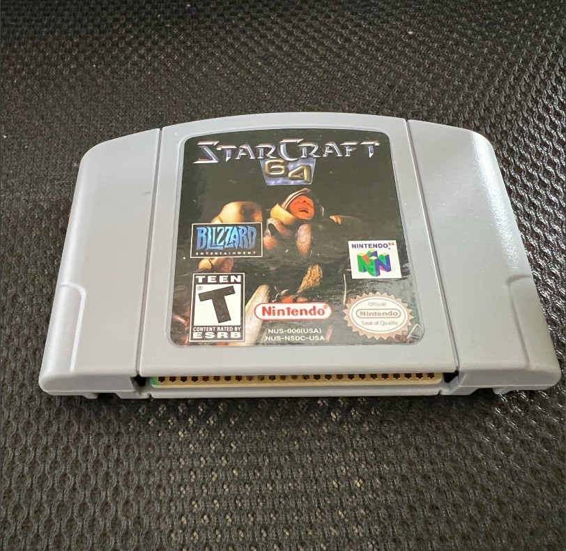 Star Craft 64 N64 Game Card