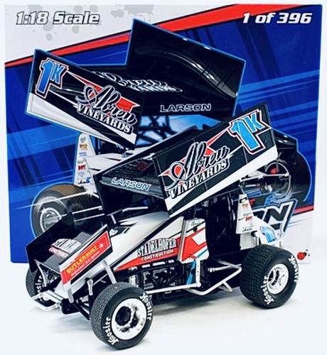 1:18 R&R 2012 Kyle Larson/Abreu Vineyberia #1k DIECAST SPRINT CAR.