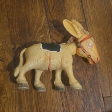 Vintage Celluloid Donkey Bobblehead