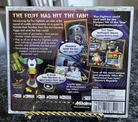 SEGA Dreamcast Fur Fighters NO Lenticular Cover, Beautiful!