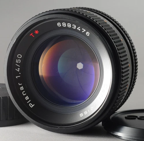 Near Mint Contax Carl Zeiss Planar 50mm F/1.4 T* MMJ Lens From Japan #3638
